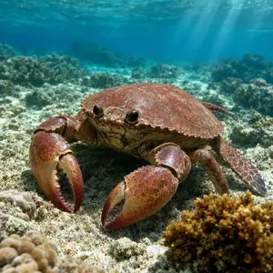 Crab + Sea turtle